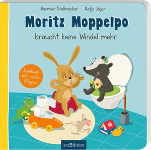 Stellmacher, Hermien. Moritz Moppelpo braucht keine Windel mehr - Ein Spielbuch mit vielen Klappen. Ars Edition GmbH, 2023.