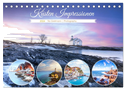 Küsten Impressionen (Tischkalender 2024 DIN A5 quer), CALVENDO Monatskalender