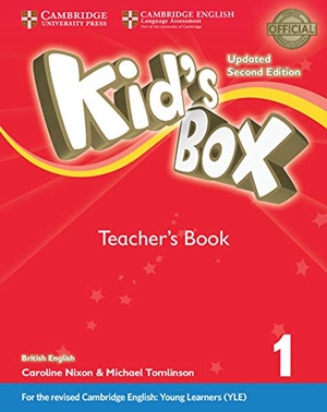 Frino, Lucy / Melanie Williams. Kid's Box Level 1 Teacher's Book British English. Cambridge University Press, 2017.