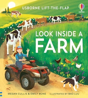 Bone, Emily / Megan Cullis. Look Inside a Farm. Usborne Publishing  IWUK, 2025.