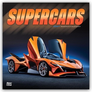 Publishers, Browntrout. Supercars - Supersportwagen 2027 - 16-Monatskalender - Original BrownTrout-Kalender [Mehrsprachig] [Kalender]. Browntrout Verlags GmbH, 2026.