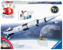 Ravensburger 3D Puzzle 11545 - Apollo Saturn V Rakete - zum Zusammenbauen und Erkunden - Für alle Weltraum Fans ab 8 Jahren