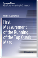 First Measurement of the Running of the Top Quark Mass