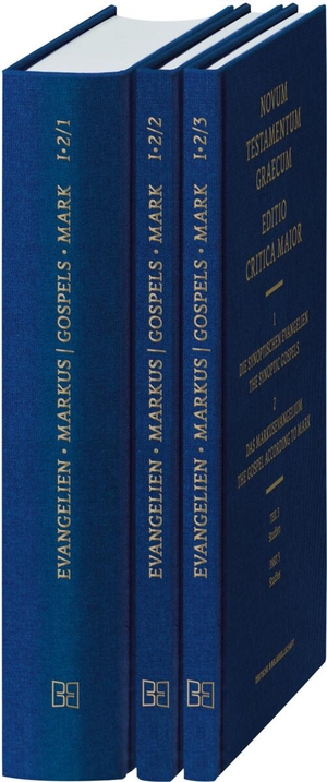 ECM I/2. Markusevangelium. Gesamtband - Novum Testamentum Graecum. Editio Critica Maior. Deutsche Bibelges., 2021.