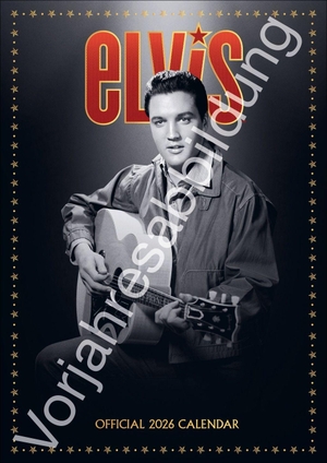 Elvis. Elvis Posterkalender 2027 - Der Foto Wandkalender mit den besten Bildern der Rock 'n' Roll Ikone Elvis Presley. 29,7 x 42 cm.. Danilo, 2026.