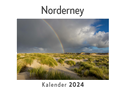 Norderney (Wandkalender 2024, Kalender DIN A4 quer, Monatskalender im Querformat mit Kalendarium, Das perfekte Geschenk)