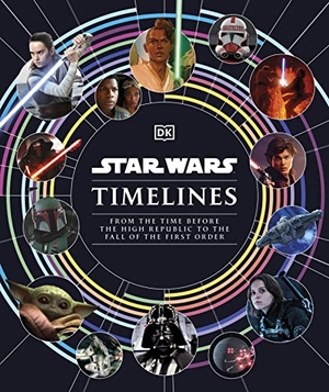 Richau, Amy / Sandell, Clayton et al. Star Wars Timelines - From the Time Before the High Republic to the Fall of the First Order. Dorling Kindersley Ltd, 2023.