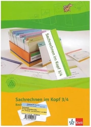 Mathe 2000. Sachrechenkartei 3/4. Sachrechnen im Kopf. Basiskurs Größen. Klett Ernst /Schulbuch, 2007.