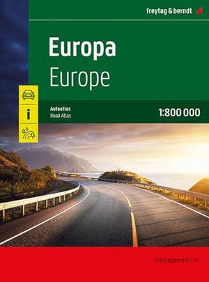 Freytag & Berndt (Hrsg.). freytag & berndt Autoatlas Europa 1:800.000 - Straßenatlas mit Spiralbindung. Freytag + Berndt, 2025.