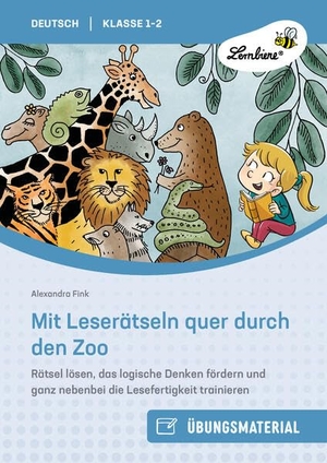 Fink, Alexandra. Mit Leserätseln quer durch den Zoo - Rätsel lösen, das logische Denken fördern und ganz nebenbei die Lesefertigkeit trainieren (1. und 2. Klasse). Lernbiene Verlag i.d. AAP, 2025.