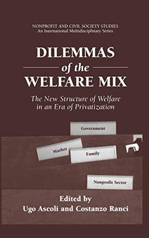 Ranci, Costanzo / Ugo Ascoli (Hrsg.). Dilemmas of the Welfare Mix - The New Structure of Welfare in an Era of Privatization. Springer US, 2002.