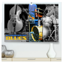 Klangbilder des Blues (hochwertiger Premium Wandkalender 2024 DIN A2 quer), Kunstdruck in Hochglanz