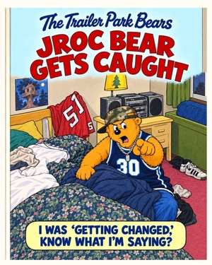 42. The Trailer Park Bears - Jroc Bear Gets Caught. Independently published, 2026.