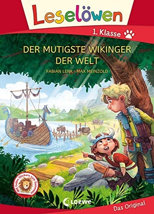 Lenk, Fabian. Leselöwen 1. Klasse - Der mutigste Wikinger der Welt (Großbuchstabenausgabe) - Mit Leselernschrift ABeZeh - Erstlesebuch für Kinder ab 6 Jahren. Loewe Verlag GmbH, 2022.