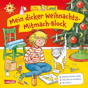 Sörensen, Hanna. Conni Gelbe Reihe (Beschäftigungsbuch): Mein dicker Weihnachts-Mitmach-Block - Mal- und Rätselblock für Kinder ab 5 Jahren. Carlsen Verlag GmbH, 2025.