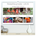 Reisefreu(n)de: Laos (hochwertiger Premium Wandkalender 2024 DIN A2 quer), Kunstdruck in Hochglanz