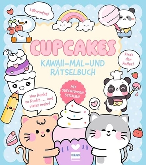 Em, Bruce. Cupcakes | Kawaii - Mal-und Rätselbuch - Supersüßes Kawaii-Activity-Buch mit Cupcake-Motiven - Malen, Rätseln, Labyrinthe und Sticker-Spaß für kreative Kinder ab 5 Jahren. Ullmann Medien GmbH, 2026.