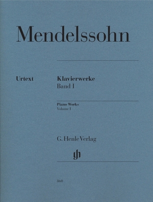 Mendelssohn Bartholdy, Felix. Klavierwerke Band I. Henle, G. Verlag, 2009.