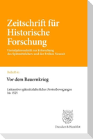Vor dem Bauernkrieg