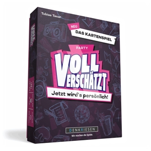 Tesar, Tobias. DENKRIESEN - VOLL VERSCHÄTZT Party Edition - "Jetzt wird's persönlich - Jetzt wird's persönlich!. D&R DENKRIESEN GmbH, 2026.
