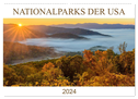 Nationalparks der USA (Wandkalender 2024 DIN A2 quer), CALVENDO Monatskalender