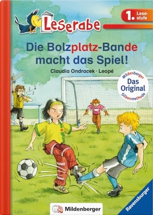 Ondracek, Claudia. Leserabe - Die Bolzplatzbande macht das Spiel! - Leichter lesen lernen mit der Silbenmethode. 1. Lesestufe. Mildenberger Verlag GmbH, 2010.