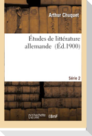Études de littérature allemande Série 2