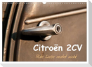 Citroën 2CV Alte Liebe rostet nicht (Wandkalender 2025 DIN A3 quer), CALVENDO Monatskalender