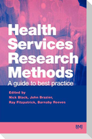 Health Services Research Methods A