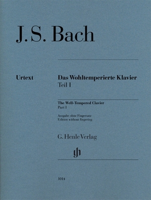 Bach, Johann Sebastian. Das Wohltemperierte Klavier Teil I BWV 846-869. Henle, G. Verlag, 2009.