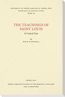 The Teachings of Saint Louis