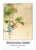 Watanabe Seitei - Japanische Tuschmalerei (Wandkalender 2024 DIN A2 hoch), CALVENDO Monatskalender