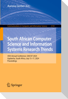 South African Computer Science and Information Systems Research Trends