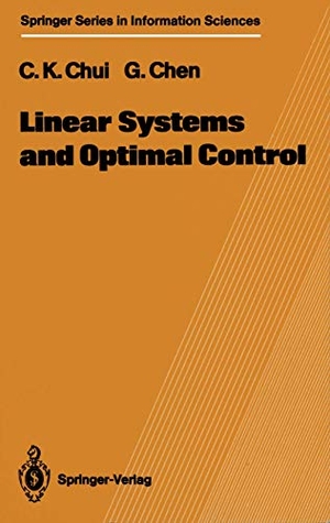 Chen, Guanrong / Charles K. Chui. Linear Systems and Optimal Control. Springer Berlin Heidelberg, 2014.