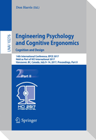 Engineering Psychology and Cognitive Ergonomics: Cognition and Design