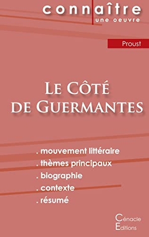Proust, Marcel. Fiche de lecture Le Côté de Guermantes de Marcel Proust (analyse littéraire de référence et résumé complet). Les éditions du Cénacle, 2026.