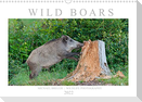 Wild Boars (Wall Calendar 2022 DIN A3 Landscape)
