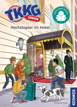 Haas, Christine. TKKG Junior, 1, Hochstapler im Hotel - Sicher lesen können - Kinderbuch ab 7 Jahren - spannender Kinderkrimi mit TKKG. Franckh-Kosmos, 2025.