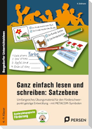 Ganz einfach lesen und schreiben: Satzebene