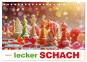 Lecker Schach (Tischkalender 2025 DIN A5 quer), CALVENDO Monatskalender
