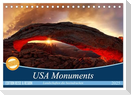 USA Monuments - Landschaften die beeindrucken (Tischkalender 2025 DIN A5 quer), CALVENDO Monatskalender