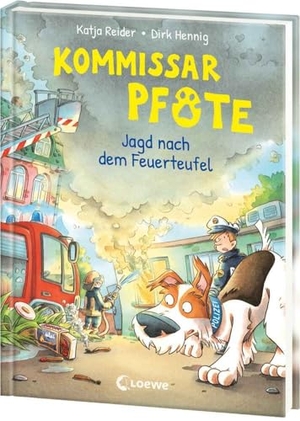Reider, Katja. Kommissar Pfote (Band 8) - Jagd nach dem Feuerteufel - Begleite den beliebten Hunde-Held bei seiner Spurensuche - Lustiger Kinderkrimi zum Vorlesen und ersten Selberlesen ab 6 Jahren. Loewe Verlag GmbH, 2025.