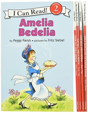 Parish, Peggy. Amelia Bedelia 5-Book I Can Read Box Set #1: Amelia Bedelia Hit the Books. HarperCollins, 2016.