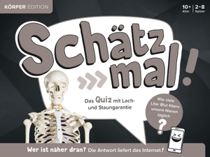 Schätz mal! Körper Edition - Das Quiz mit Lach- und Staungarantie I Ab 10 Jahre I 2-8 Spieler I Spiele-Block. Naumann & Göbel Verlagsg., 2024.