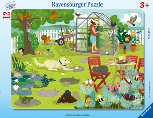 Ravensburger Kinderpuzzle - Unser Garten - 12 Teile Rahmenpuzzle für Kinder ab 3 Jahren. Ravensburger Spieleverlag, 2022.
