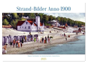 Strand-Bilder Anno 1900 - Rigas Seebäder in historischen Ansichten (Wandkalender 2025 DIN A2 quer), CALVENDO Monatskalender