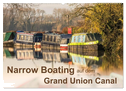 Narrow Boating auf dem Grand Union Canal (Wandkalender 2024 DIN A2 quer), CALVENDO Monatskalender