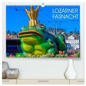 Caumont, Renaldo. Lozärner Fasnacht (hochwertiger Premium Wandkalender 2024 DIN A2 quer), Kunstdruck in Hochglanz - Der Höhepunkt des Jahres für Luzernerinnen und Luzerner. Calvendo, 2023.
