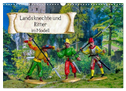 Landsknechte und Ritter im Modell (Wandkalender 2024 DIN A3 quer), CALVENDO Monatskalender