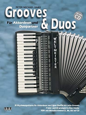 Haas, Peter Michael. Grooves & Duos - Für Akkordeon und Duopartner. Ama Verlag, 2017.